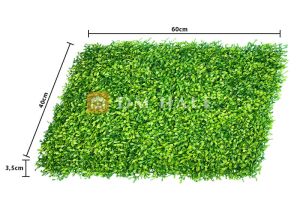 Декоративен панел,  зелени листа чемшир 60х40 см