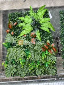 Декоративен панел,  горски микс зелени листа I 60х40 см