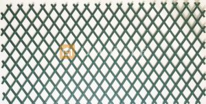 Декоративна PVC ограда Хармоника - двулицев плет, 2х1 метра