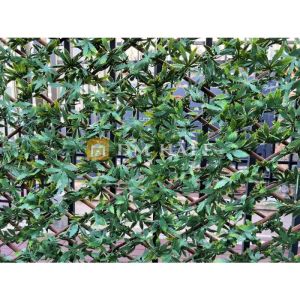 Декоративна ограда Хармоника ЛУКС  - Японски клен, ЗЕЛЕН, 85%, 2х1 метра