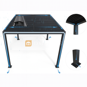 Алуминиева пергола SOLE TERRA 4х3 м 