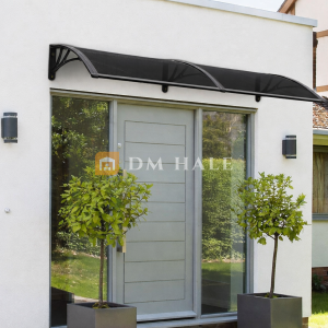 Навес за Врата/Прозорец 100х240см, Черно-Тъмно Сиво
